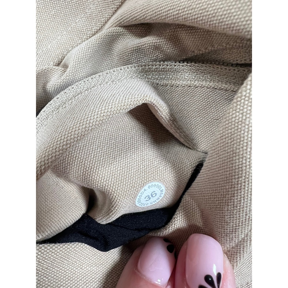 Lululemon ABC Slim-Fit Pant 36 Raw Linen Utilitech 32 Inseam Tapered Chino Mens - Picture 6 of 12